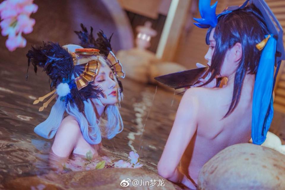 Cùng ngắm nhìn dàn mĩ nhân cosplay Âm Dương Sư cùng nhau...tắm suối nước nóng