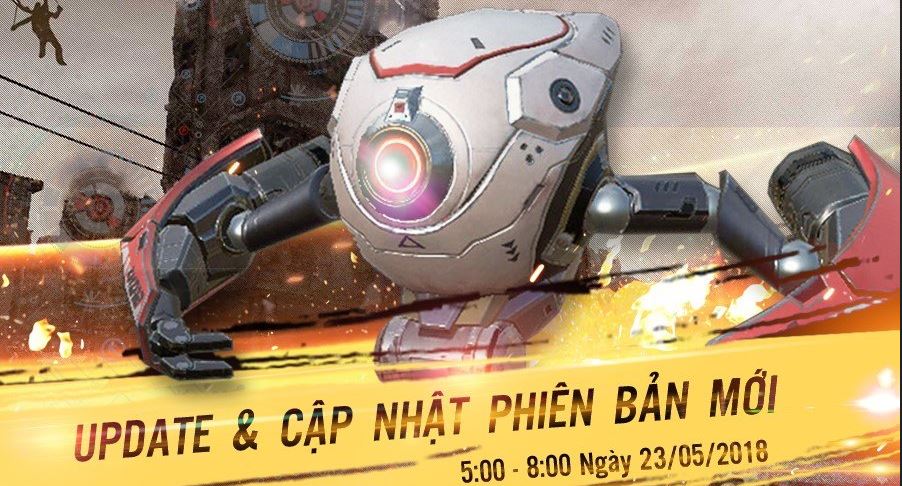 Rules Of Survival - Cập nhật 23/5 chính thức ra mắt phiên bản Robot cực ngầu