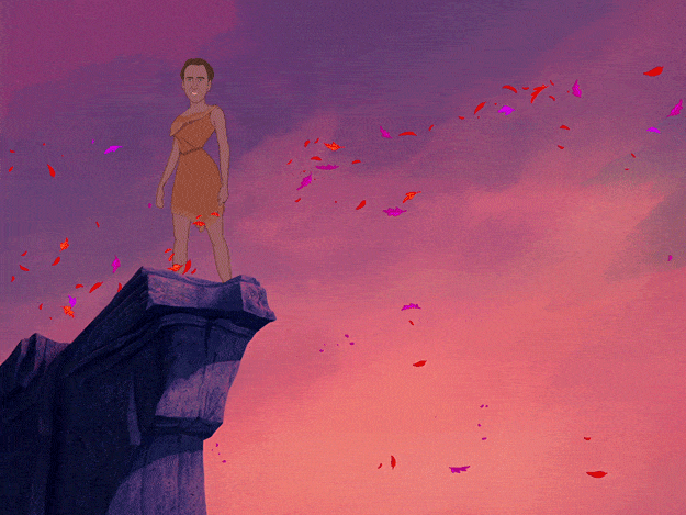 Cười hết lớn với bộ hình ảnh các công chúa Disney trong khuôn mặt của Nicolas Cage 7