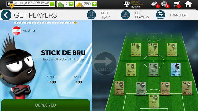 Stickman Soccer 2018 - Tham gia những trận cầu đỉnh cao với những cầu thủ người que