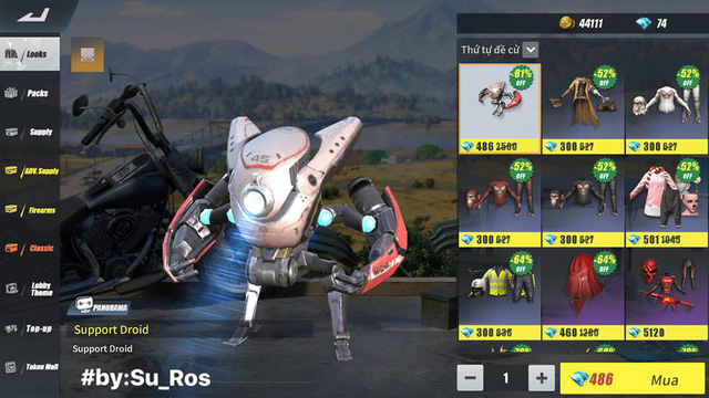 Tổng hợp 3 cách làm sao để bạn có thể sở hữu Robot Droid trong Rules of Survival