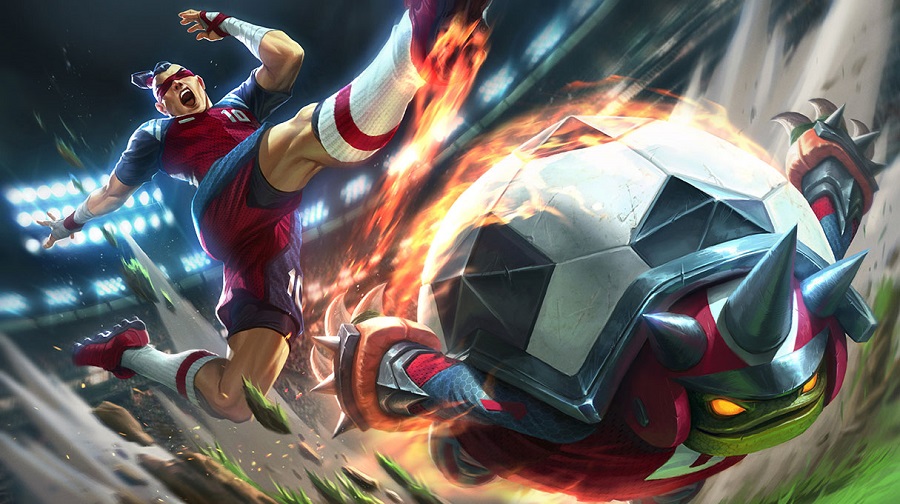 LMHT: Riot lại tung ra Skin Hắc Tinh siêu đẹp dành cho Cho'Gath cùng Rammus và Leesin theo chủ đề World Cup 2018
