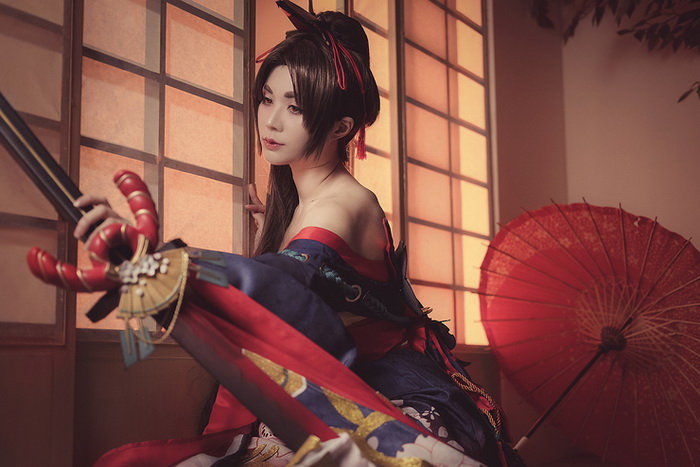Âm Dương Sư: Tổng hợp bộ ảnh cosplay Yêu Đao Cơ không chém cũng tự chết