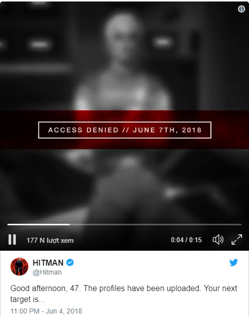 Tựa game về siêu điệp viên 47 có thể sẽ ra mắt ngay trong năm 2018 này