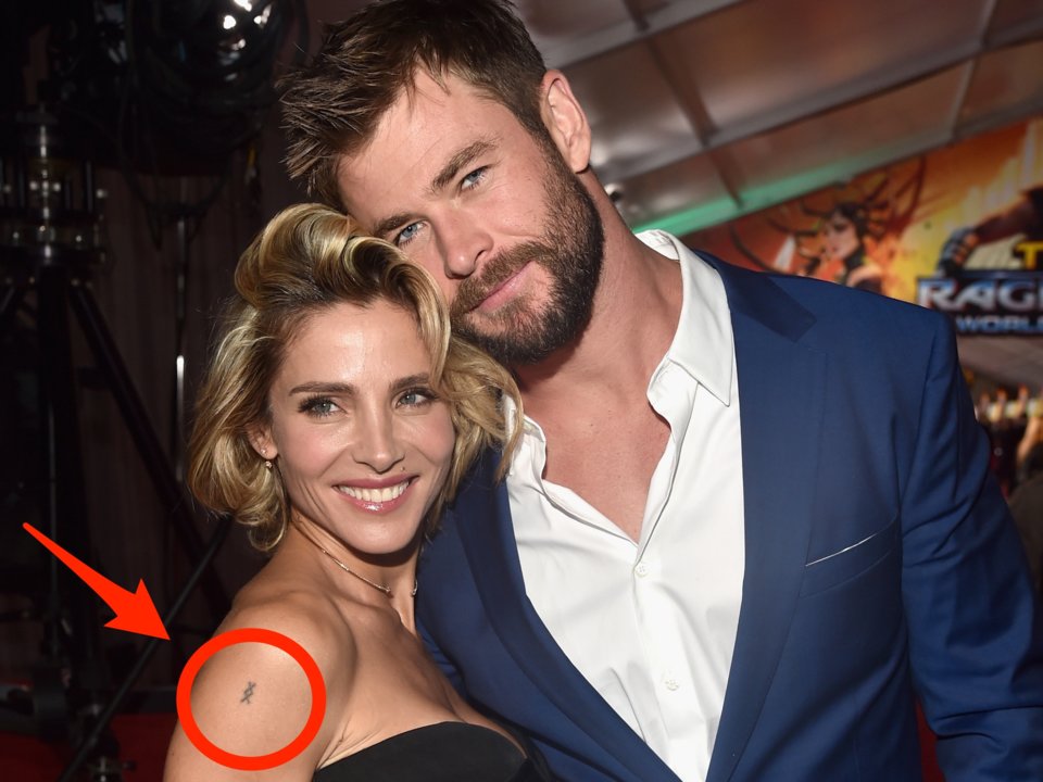 Đúng là định mệnh khi vợ của Thor xăm hình của anh khi cả hai chưa hề biết nhau