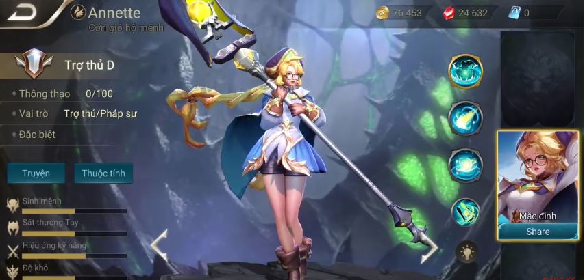 Liên Quân Mobile: Hướng dẫn cách chơi Annette - Siêu Hỗ Trợ đường rồng