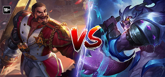 Liên Quân Mobile: Rourke vs Kil'Groth - Ai sẽ giành ưu thế ở đường King Kong