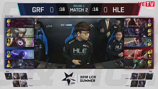 [LCK Mùa Hè 2018] GRF 2-1 HLE: Không cần xạ thủ, tân binh GRF vẫn có được chiến thắng đầu tay tại LCK