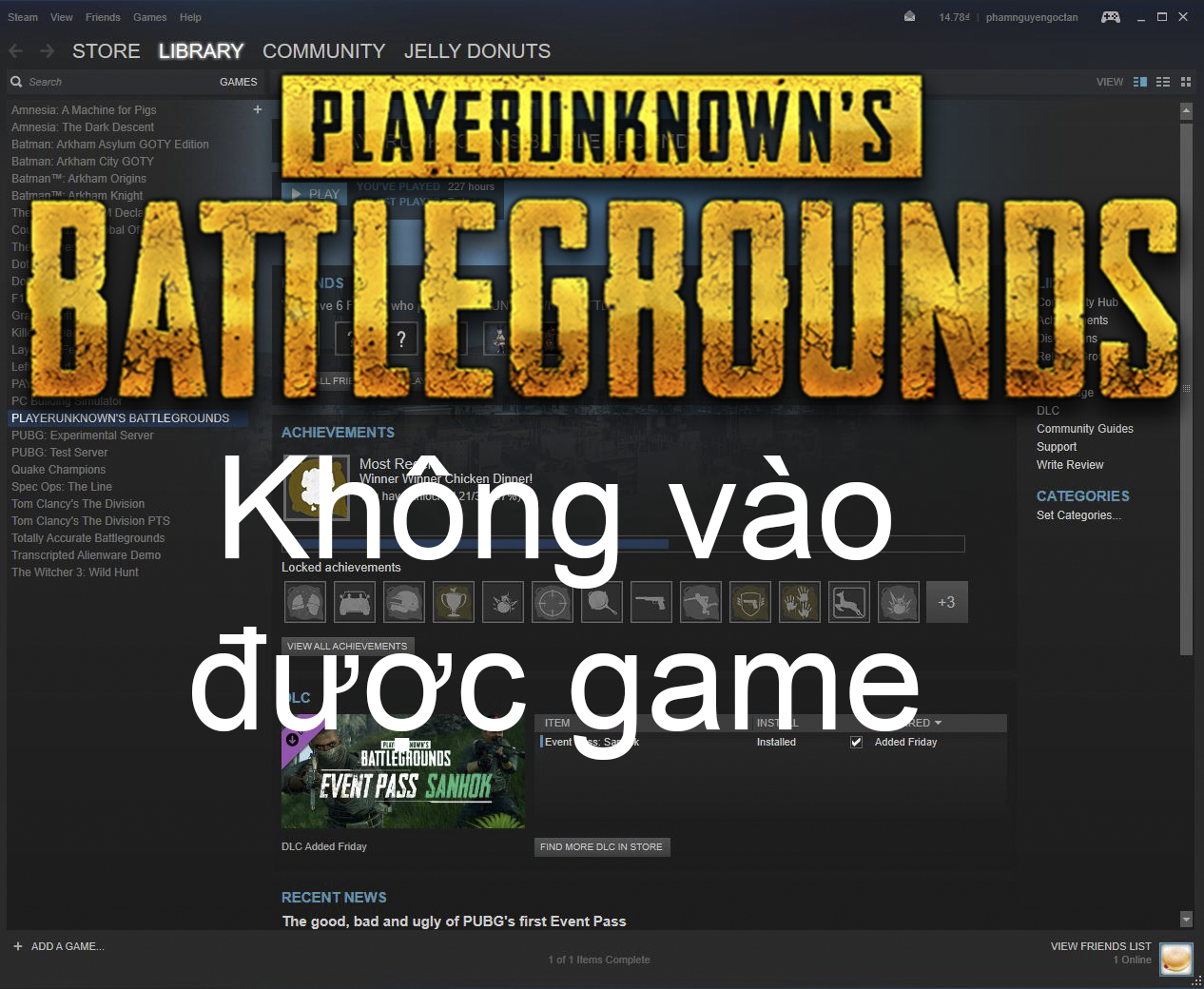 PUBG: Cách sửa lỗi không vào được game, giật lag và crash game