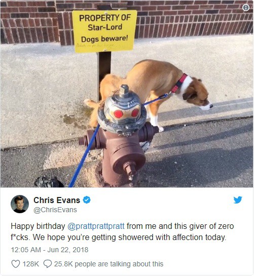 Captain America chúc mừng sinh nhật Star-Lord với lời chế giễu vô cùng buồn cười