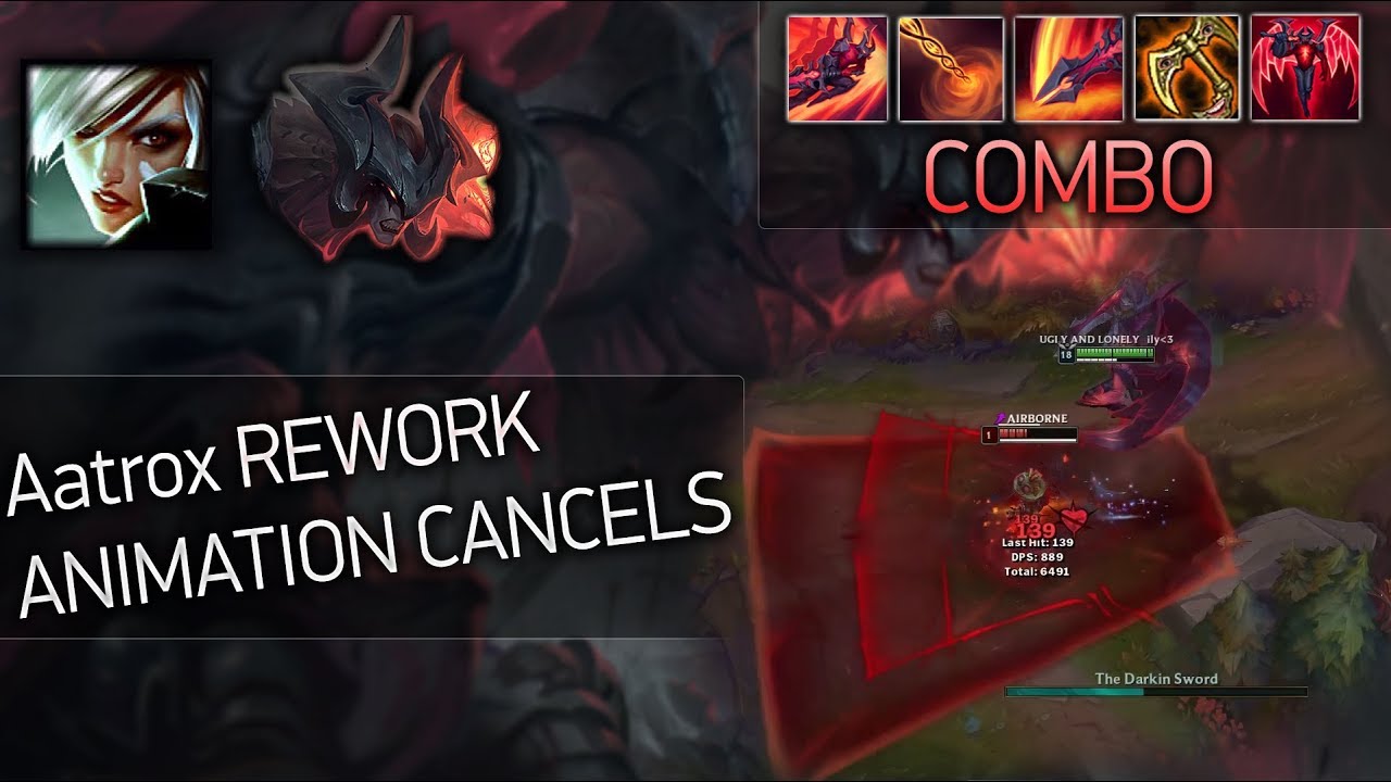 LMHT - Tips tricks hay giúp bạn có thể Cancel Animation và bay xuyên tường cực bá khi dùng Aatrox 8.13