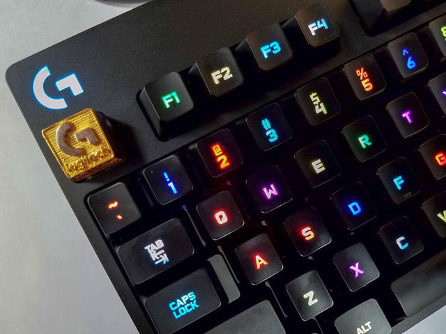 Xuất hiện mẫu keycap dành cho bàn phím Logitech G mới toanh, mạ vàng cực sang