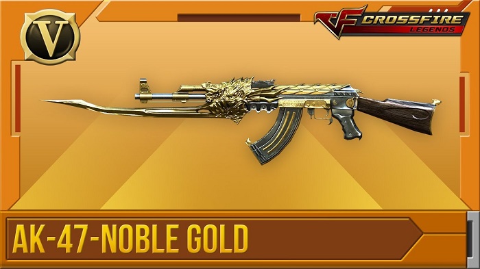 CFL: Cận cảnh bộ đôi AK47 Noble Gold và M4A1 S Noble Gold được xạ thủ tích cực săn đón