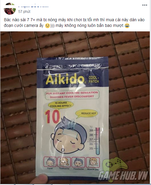 Buồn cười với cách Tản Nhiệt cho Điện thoại bị nóng khi chơi PUBG Mobile