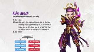 HKGH Mobile: Hướng dẫn toàn tập cho Kiếm Khách Chính - Tà với lối chơi mạnh nhất
