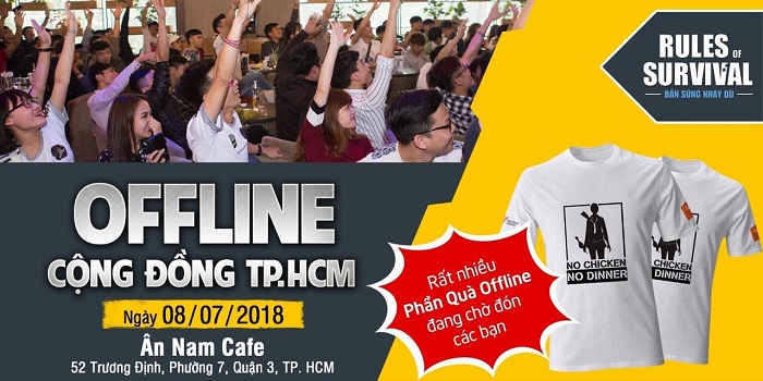 Cộng đồng game thủ ROS Mobile cùng nhau dự offline tại TP.HCM ngay trong ngày mai 8/7