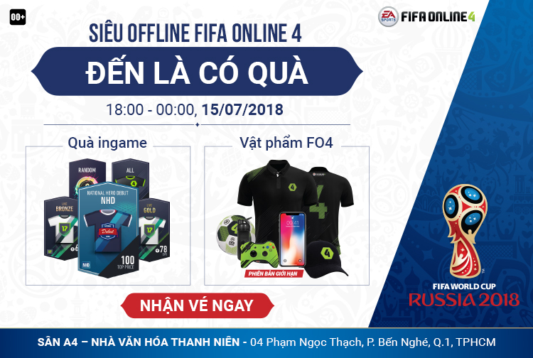 XEM TRẬN CHUNG KẾT WORLD CUP 2018 CÙNG FIFA ONLINE 4