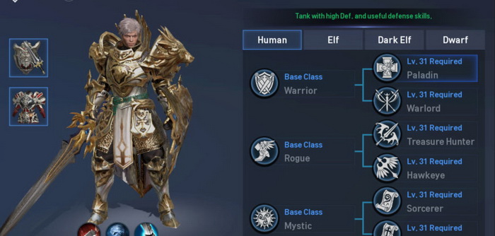 Lineage 2 Revolution: Hướng dẫn cơ bản cho Paladin - Hướng nâng trang bị và kĩ năng mạnh nhất