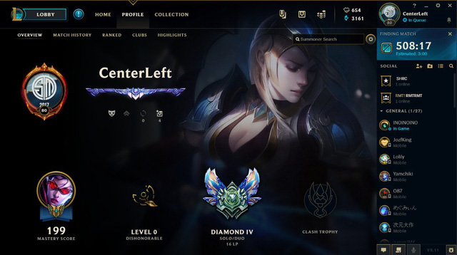 LMHT: Game thủ ngồi chờ ghép đội hết 16 giờ đồng hồ, ráng thức khuya để chụp lại những con số cực đẹp