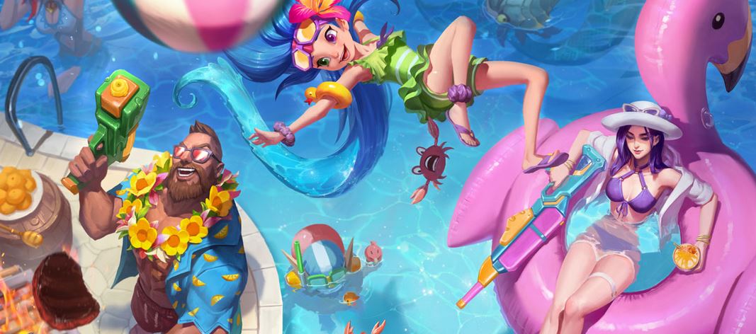Mùa hè đã đến, Liên Minh Huyền Thoại lại tiếp tục chuẩn bị cho Đại Tiệc Bể Bơi