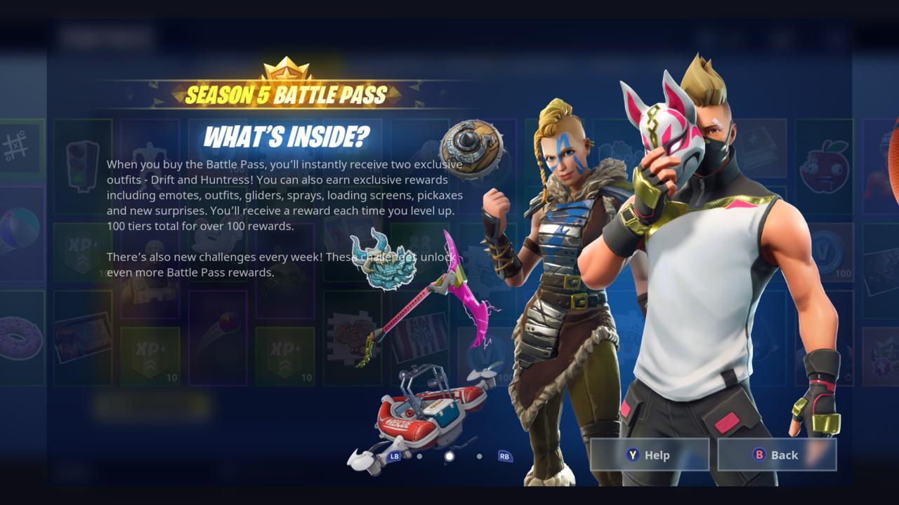 Fortnite: Chi tiết về Battle Pass Season 5 - Free V-Bucks, skin, giá bán và cách hoạt động