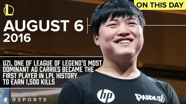 LMHT: Cột mốc 1500 hạ gục của Uzi lại được thiết lập....sau 2 năm trời