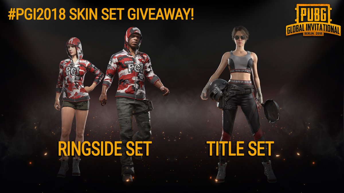PUBG: Nhanh tay hốt trọn set Ringside và set Title đang được PUBG Giveaway trên reddit