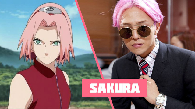 Những lần mà nam ca sĩ G-Dragon lại có những kiểu tóc y như những nhân vật trong Naruto