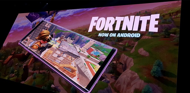 Không độc quyền hoàn toàn trên Galaxy Note9, Fortnite hiện đã có thể chơi được từ thiết bị Galaxy S7 trở lên