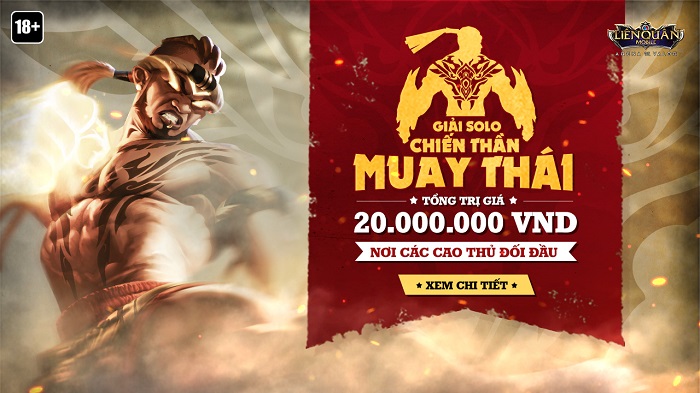 Liên Quân Mobile: Giải Solo Chiến Thần Muay Thái chính thức khởi tranh