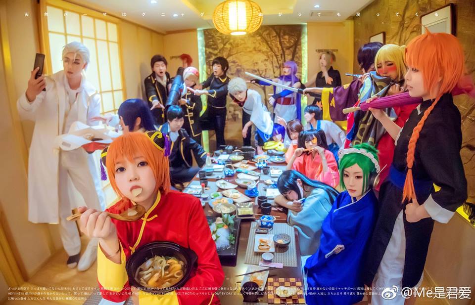 Cùng tham gia Đại Tiệc Cosplay Gintama với bầy lâu la phá làng xóm