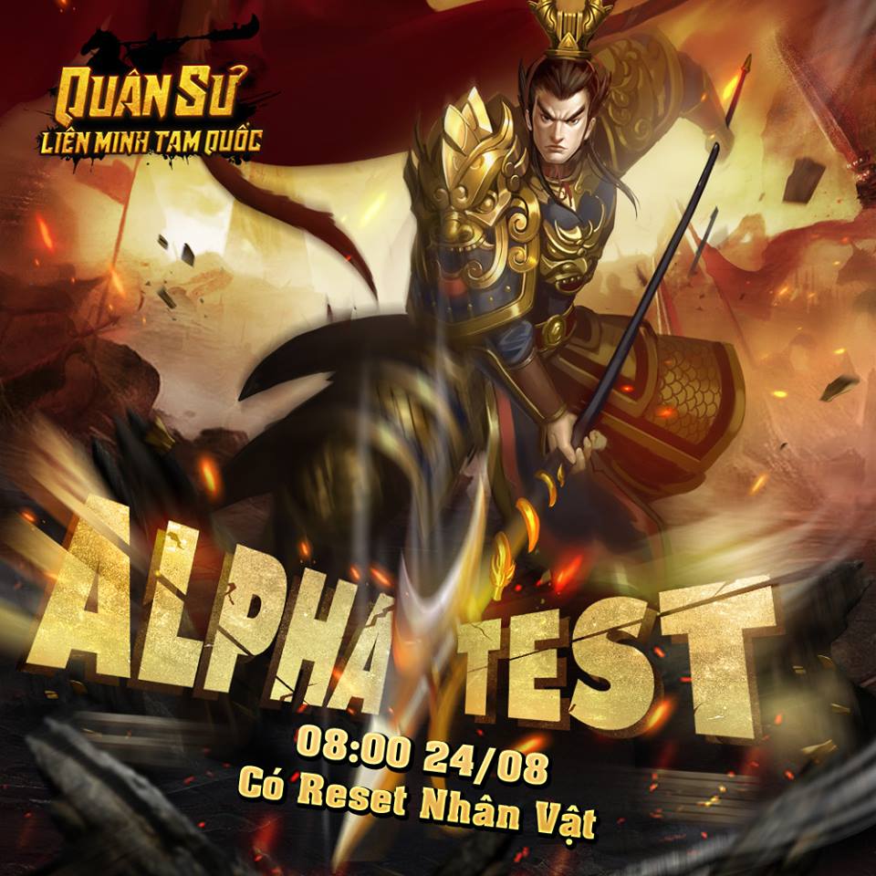 Quân Sư Liên Minh Tam Quốc VNG bất ngờ cho Alpha Test ngày 24/8