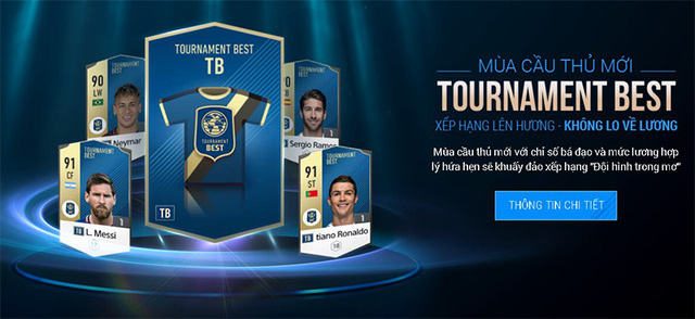 FIFA Online 4: Tournament Best đã có mặt trên FIFA Online 4