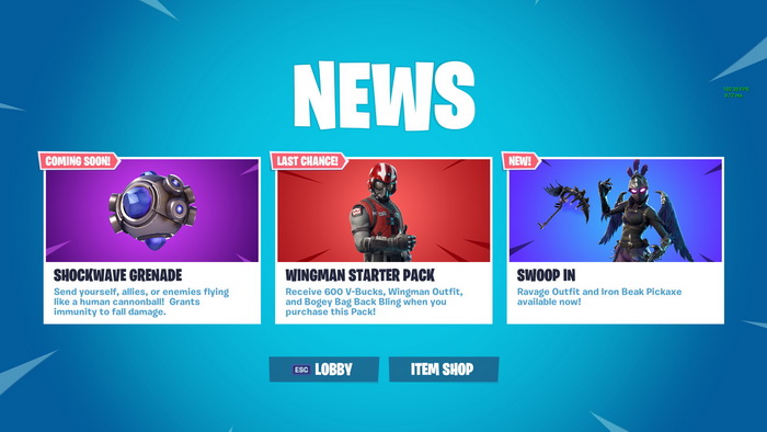 Fortnite: Shockwave Grenade - Bom mới giúp bạn "bay nhảy" trong bản update 5.3