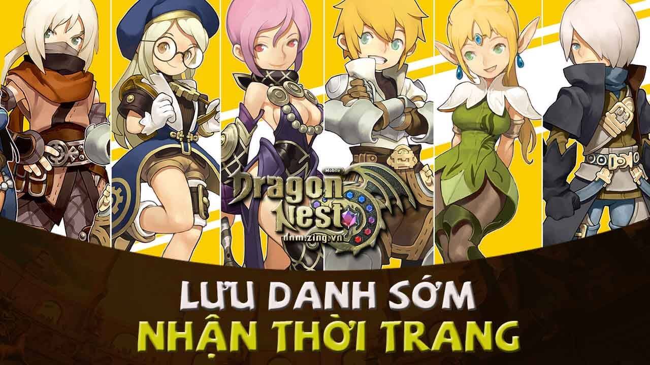Rinh ngay loạt quà giá trị cùng sự kiện lưu danh của Dragon Nest Mobile - VNG