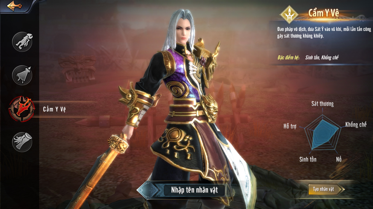 Cửu Dương VNG: Hướng dẫn chi tiết cách chơi Cẩm Y Vệ cuồng đao đại thủ cân cả thế giới