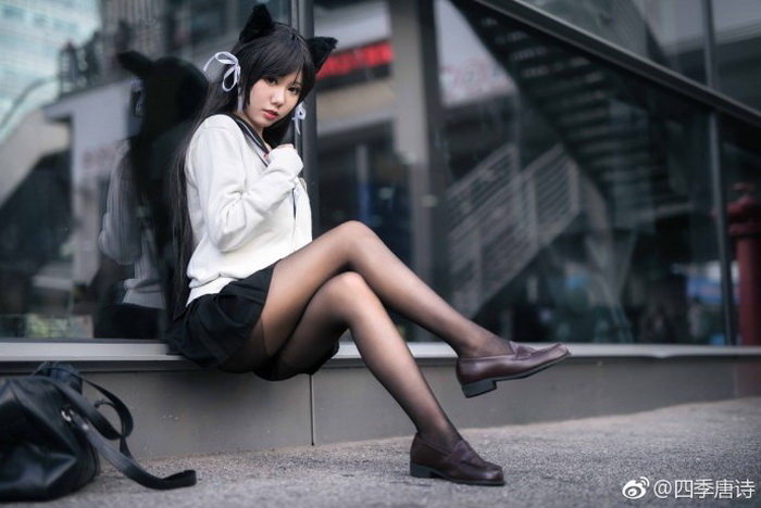 Cùng chiêm ngưỡng bộ cosplay bé cáo Atago nghịch ngợm trong Azur Lane