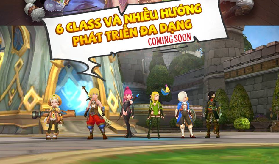 6 class nhân vật mà game thủ có thể hóa thân khi trải nghiệm Dragon Nest Mobile – VNG