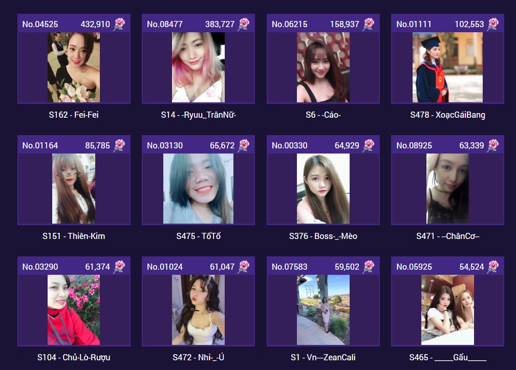 Lộ diện Top 20 Miss Võ Lâm Truyền Kỳ Mobile