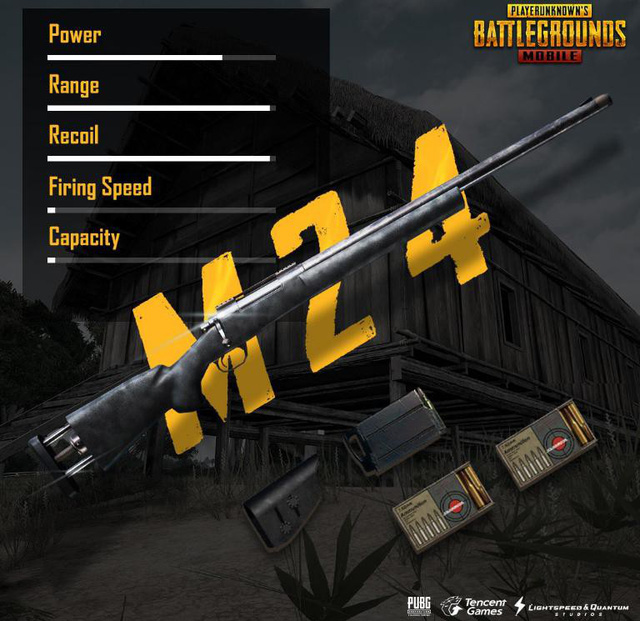 PUBG Mobile: Thông tin game thủ cần nắm ngay về siêu súng M24 chuẩn bị được đưa ra khỏi thùng thính trong phiên bản 0.8