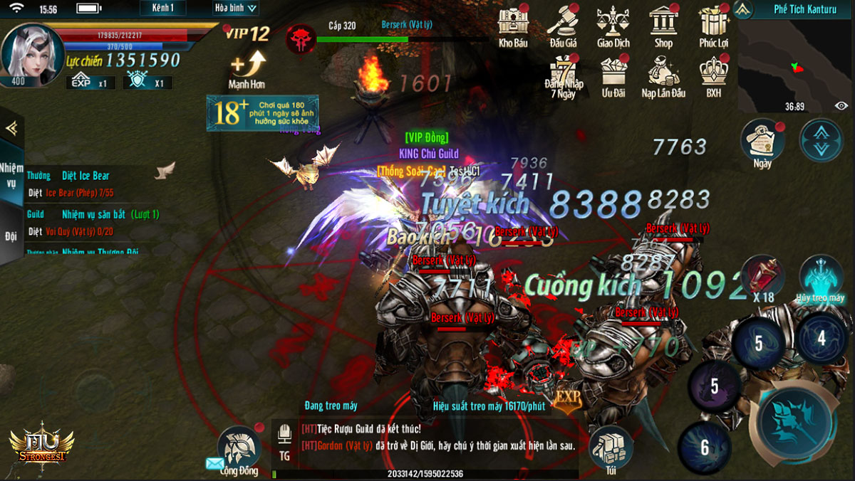 Tổng quan vể hệ thống Ngọc ở MU Strongest