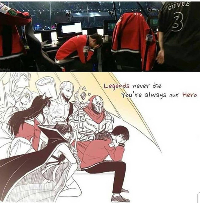 LMHT: Hình ảnh Faker gục ngã, người nói lời tiếc thương, kẻ thừa dịp chọc ngoáy