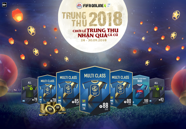 FIFA Online 4 đón Trung thu cùng game thủ với hàng đống quà!