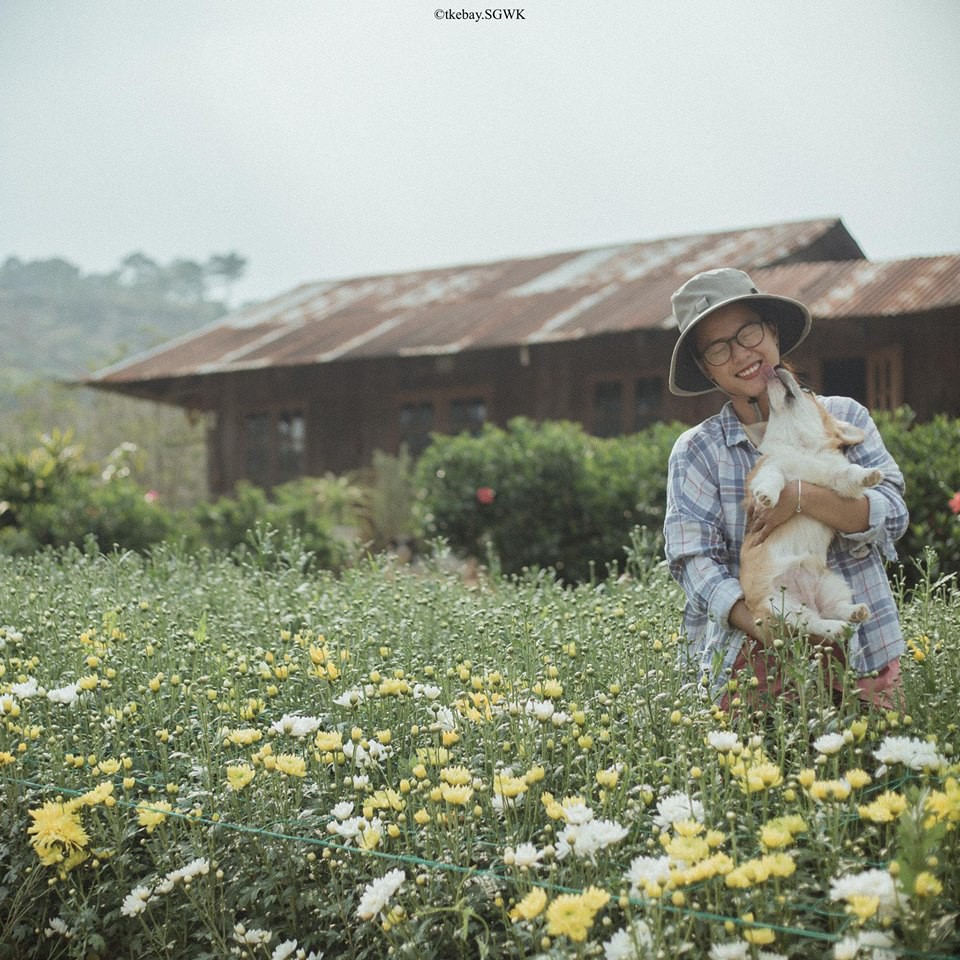 Rời bỏ phố thị, cô gái Sài Gòn lên Đà Lạt cùng bạn trai xây dựng khu vườn giữa núi rừng hoang vu dành cho thú cưng