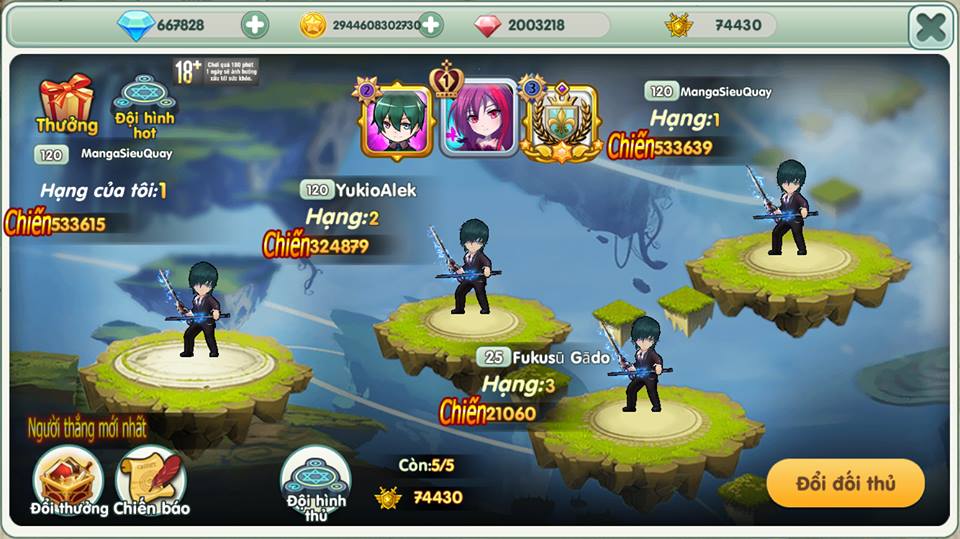 Manga Siêu Quậy: Hướng dẫn xây dựng đội hình sát thương vật lý cho tân thủ xây dựng