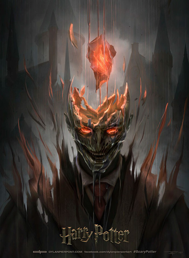 Ngắm nhìn các poster phim của Harry Potter với màu sắc siêu kinh dị