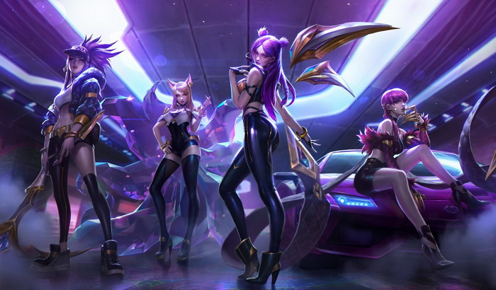 LMHT chính thức ra mắt Bộ Tứ skin K/DA Ahri, Akali, Evelyn và Kai'sa đậm chất Kpop