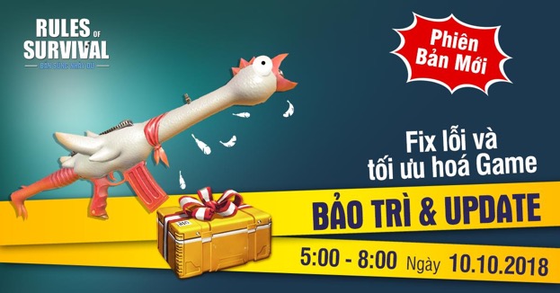 Rules of Survival ra mắt skin súng M4A1 con gà và trang phục Samurai Robot siêu ngầu trong bản cập nhật tới