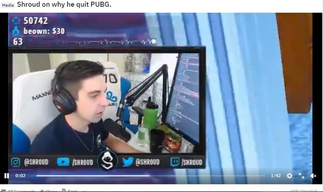 Shroud thông báo sẽ không stream PUBG nữa và những phản ứng trái chiều của cộng đồng mạng