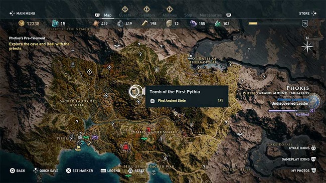 Hướng dẫn AC Odyssey: Hầm mộ và nơi tìm ra chúng (Phần 1)